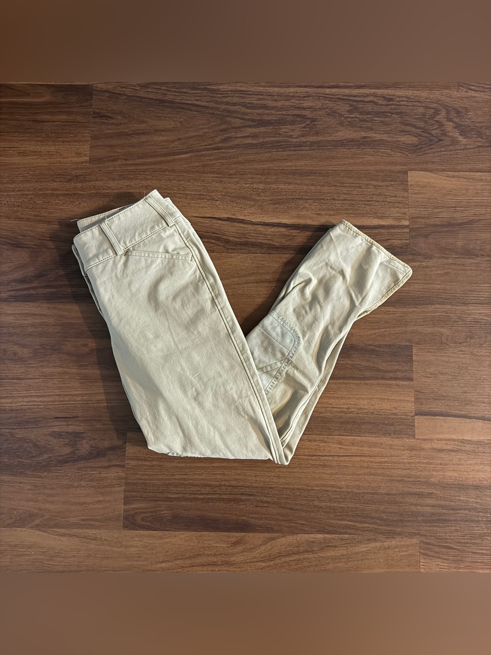 Women’s Size 26R Tan Pikeur Knee Patch Horseback Riding Breeches. Good Condition